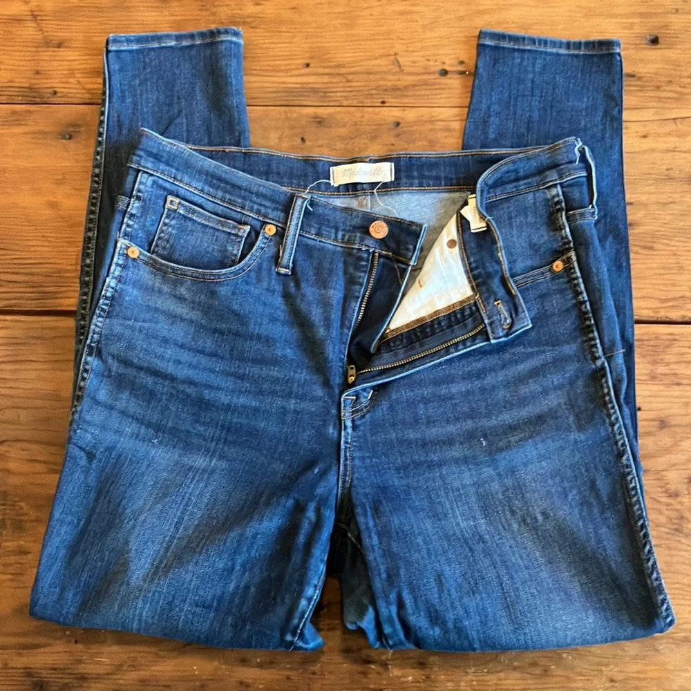 Madewell 10” high rise skinny - Picture 2 of 5